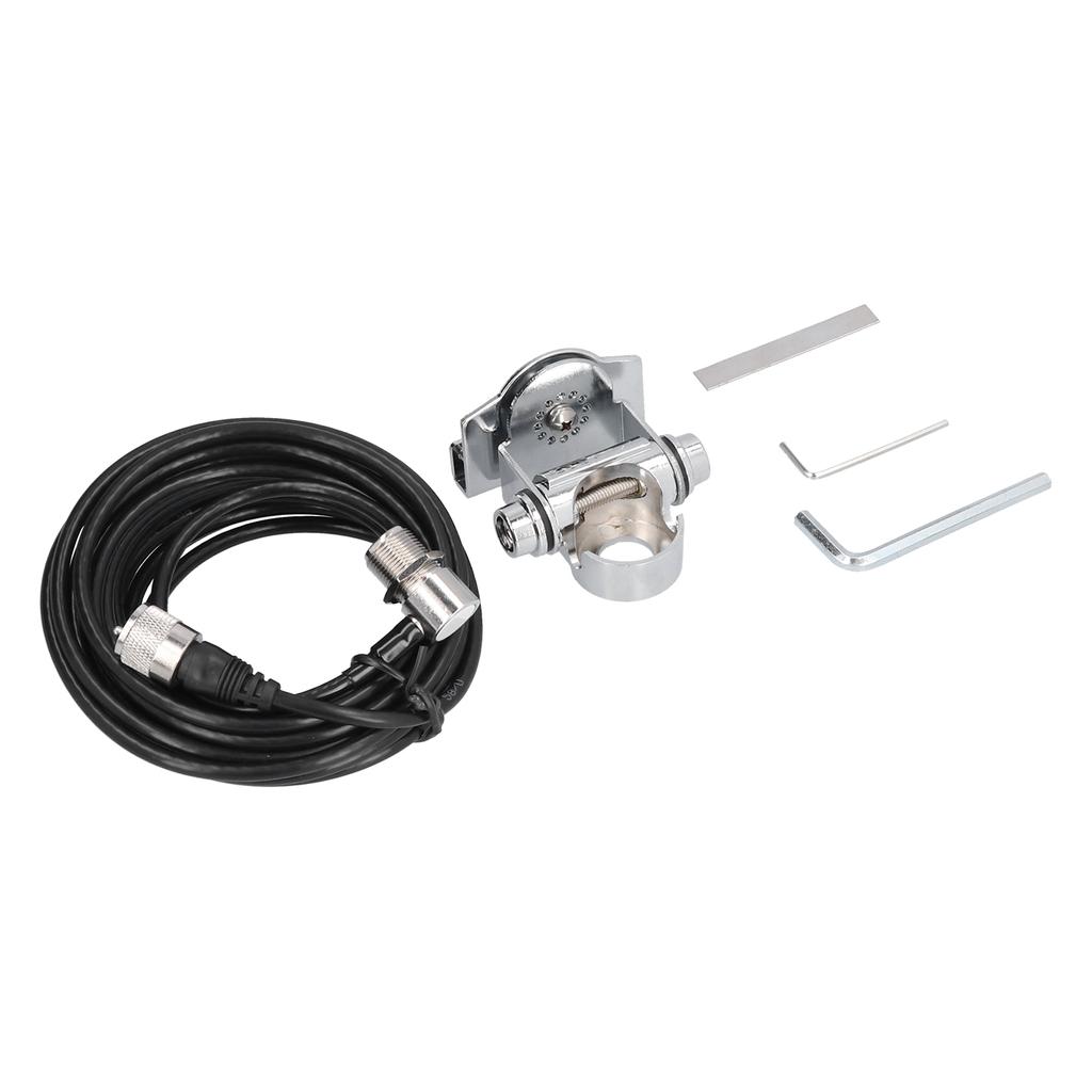 Мобильный антенный кронштейн Регулируемый кронштейн для крепления антенны с защитной накладкой Шестигранный ключ для автомобильного радио