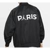 Jordan Paris Saint Germain Jackets Men's Black Stand Collar Moderate Other (Unisex) Jackets BQ8370 010