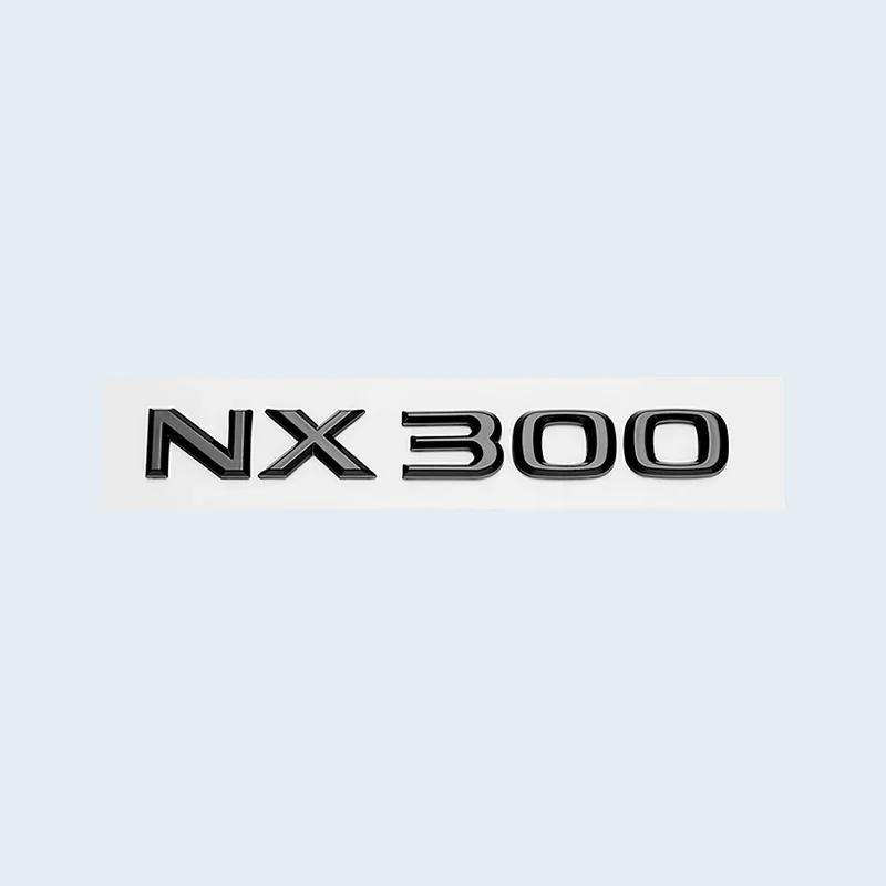 Car Trunk ABS Chrome Gloss Black Letters Logos Badge Emblem Decals Styling Sticker For Lexus NX NX200 NX300 NX200t Accessories VH6