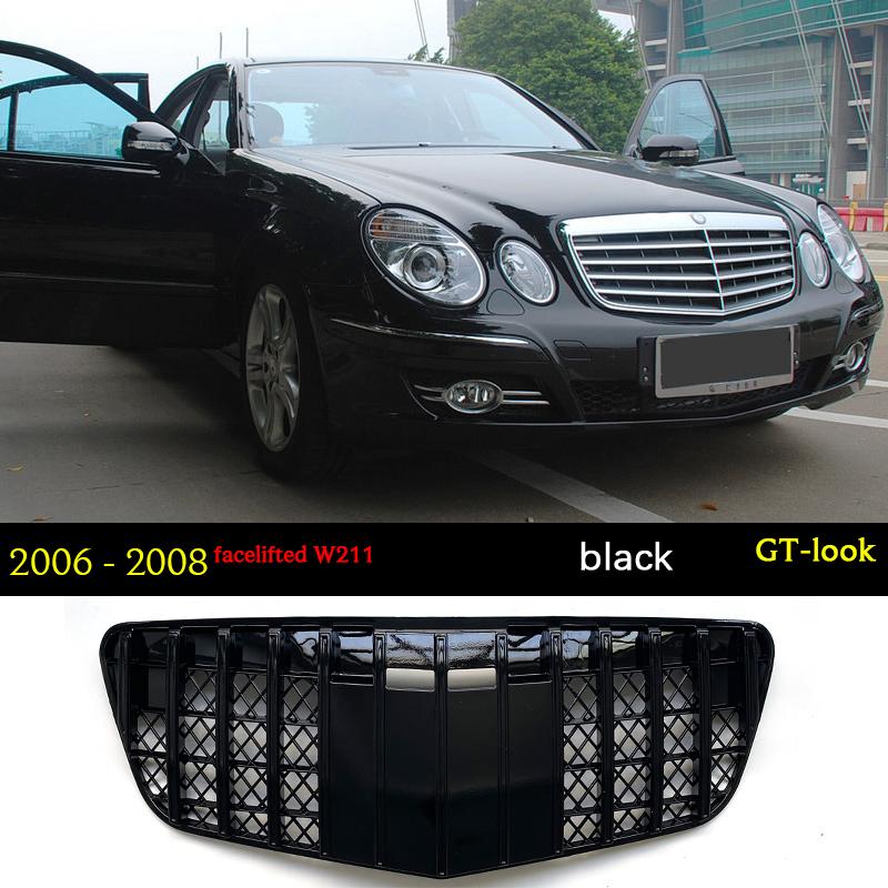 Решетка переднего бампера GT Panamericana для 2003-2008 Mercedes E Class W211 S211 E200 E230 E240 E270 E280 E320 E350 E420 E400 E500