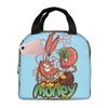 Custom S-Sponges Anime Bobes Resuable Lunch Boxes for Women Multifunction Cartoon Thermal Cooler Food Insulated Lunch Bag School