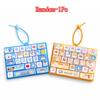 26-key Stress Relief Decompression Toy Clear Key Sounds Press Button Toy Keyboard Toy  Bag Pendant