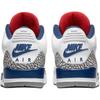 Jordan Air Jordan 3 Slip Resistant Abrasion Resistant High top Toddler Shoes White Blue Infant And Toddler 832033-106