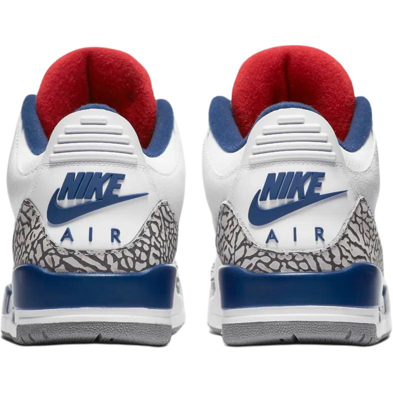Jordan Air Jordan 3 Slip Resistant Abrasion Resistant High top Toddler Shoes White Blue Infant And Toddler 832033-106