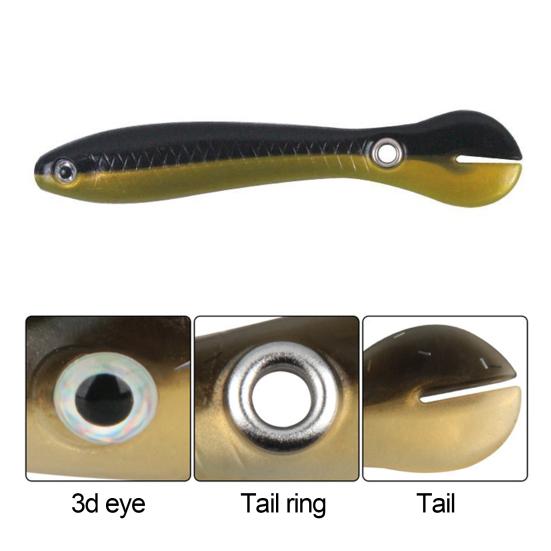 1/5 шт 10 см/6 г мягкая приманка вьюн силиконовая бионическая вьюн с отверстием искусственная рыболовная приманка для соленой воды пресноводная