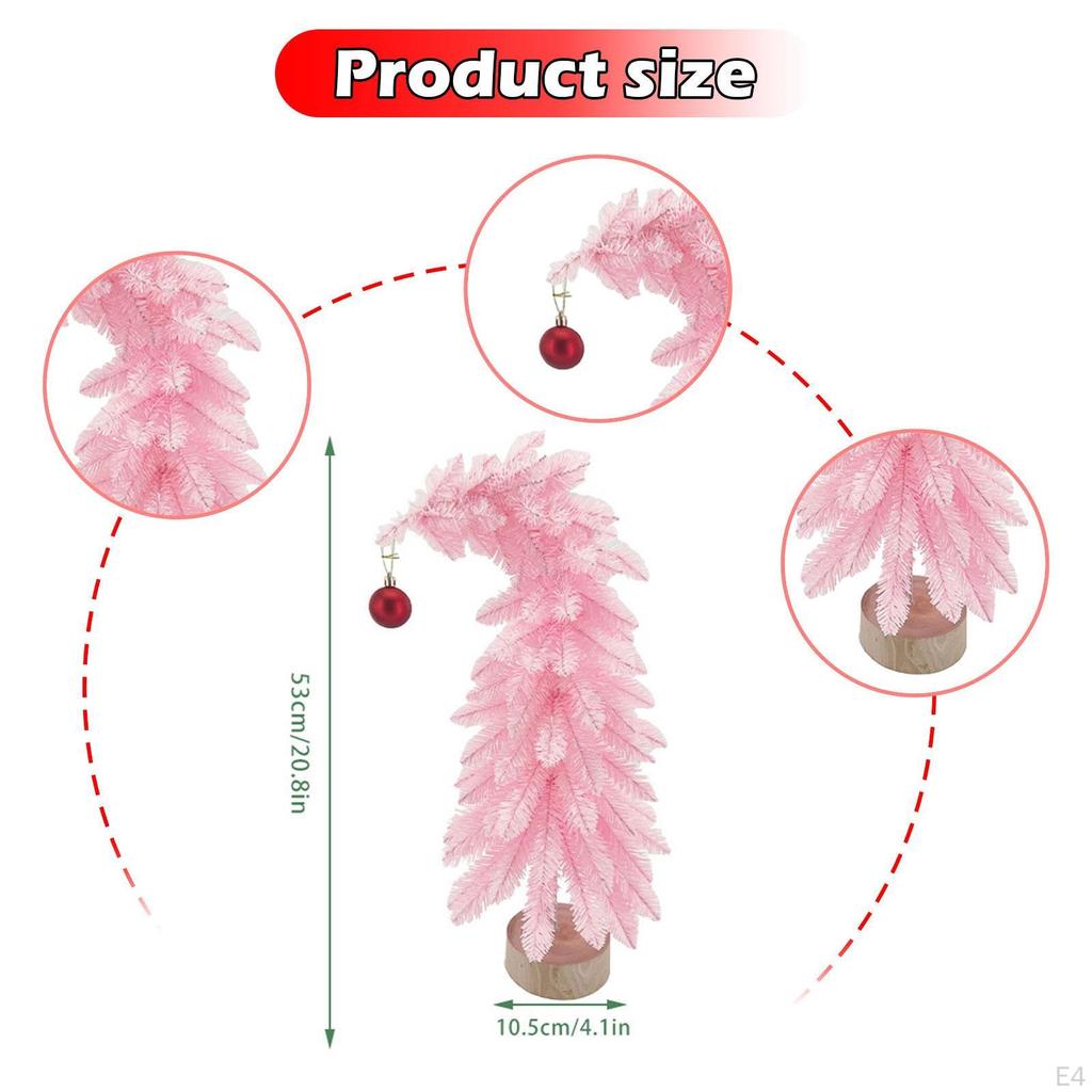 Мини-рождественская елка для настольного украшения, центральный элемент для офиса и дома