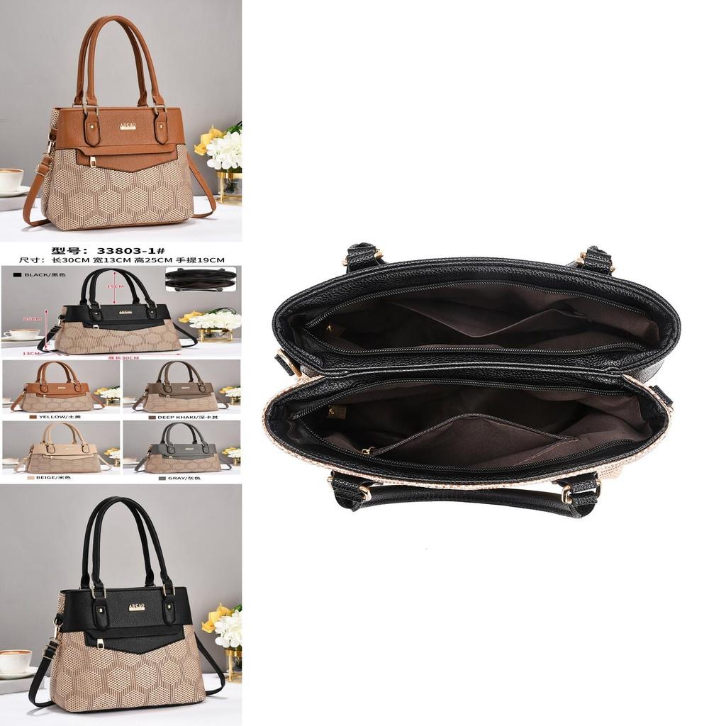 Stylish Women's Tote Bag In Elegant Black And Earthy Tones With Chic Design Features