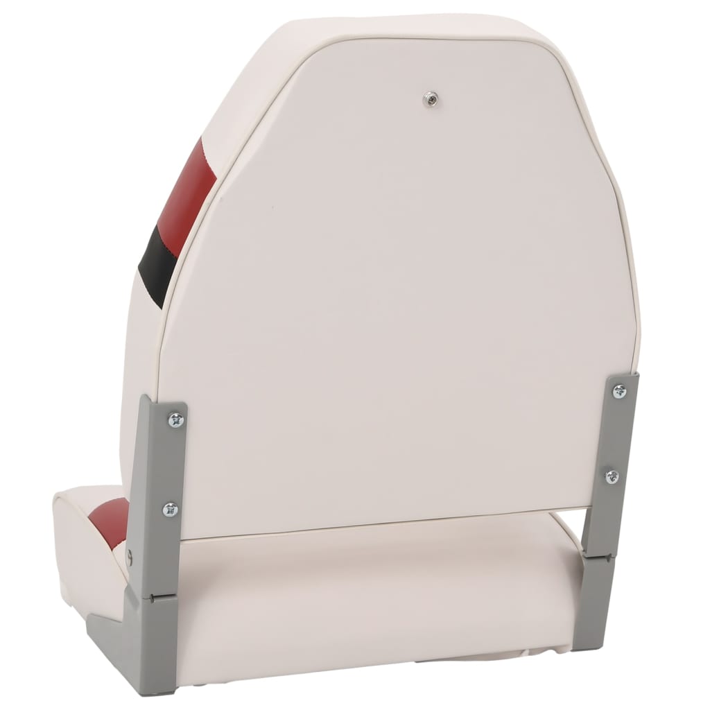 Folding Boat Seat with High Backrest 44 x 38 x 55 cm