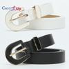 Alloy Resin Buckle Women's Pin Buckle Belt Solid Color Decorative Clothing Belt
