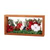 1PC Room Decor Wood Ornament Display Photo Frame Material Dried Flower Frame 3D Flower Collection