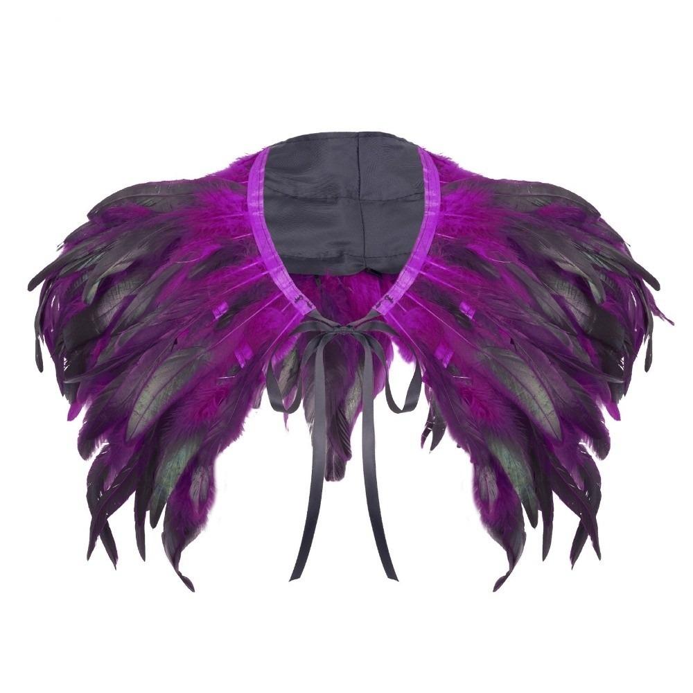 Adjustable Feather Shrug Shawl Luxury Shoulder Fake Collar Fashion Feather Shawl Prom