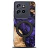 Bewood Unique Case for Motorola Edge 50 Neo - Violet with MagSafe