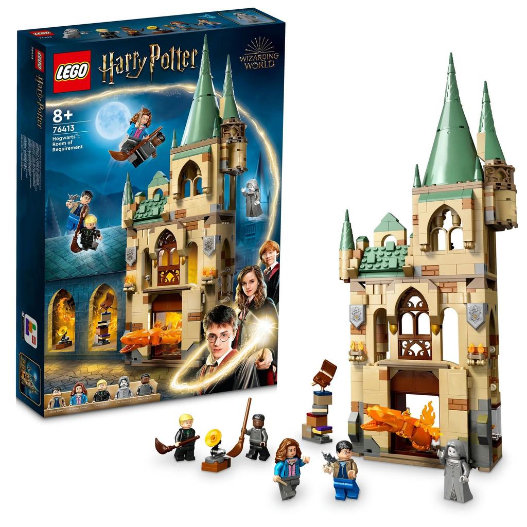 LEGO Гарри Поттер Хогвартс™: Выручай-комната 76413, фантастический конструктор в подарок для мальчиков и девочек от 8 лет и старше.
