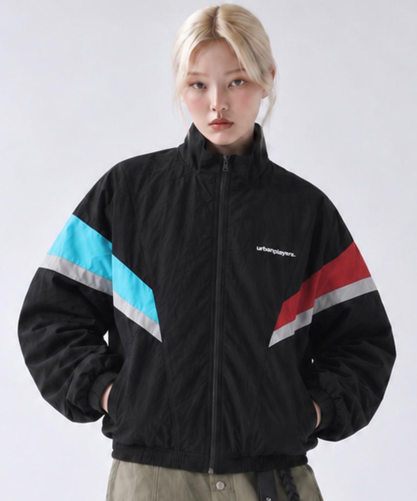 URBAN PLAYERS Ветровка Color Block Beino (черный)