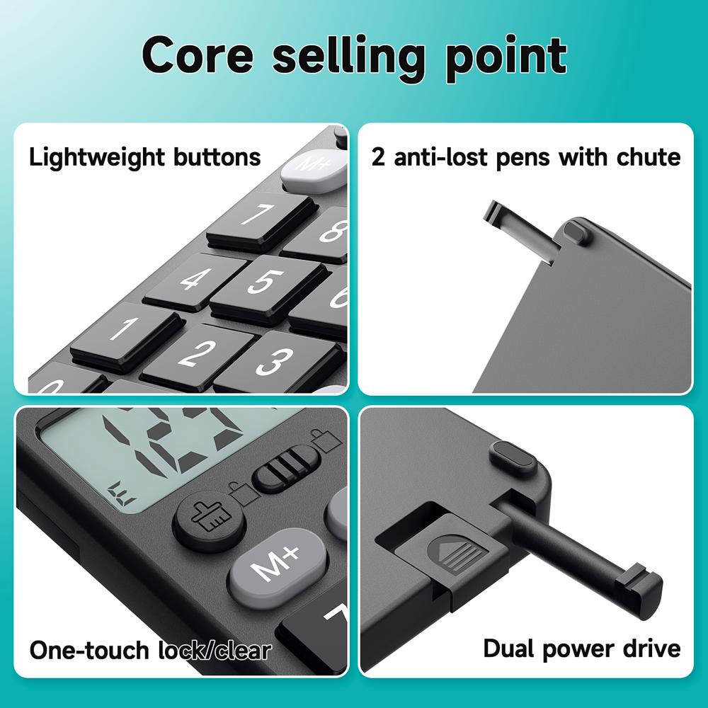 HX Customized Calculator With Lcd Writing Tablet Alphabet Scientific Calculator Price Calculators Desktop Solar Calculator