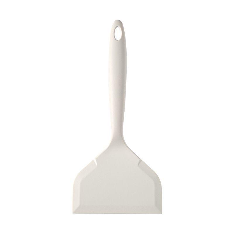 Silicone Pancake Spatula Heat-Resistant Wide Flat Turner Steak Fried Shovel for Nonstick Cookware Egg Cookie Omelette