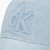 Calvin Klein Jeans classic trendy embossed letters pure cotton cotton baseball cap men and women same style couple model denim light blue 4D5166G-LHL