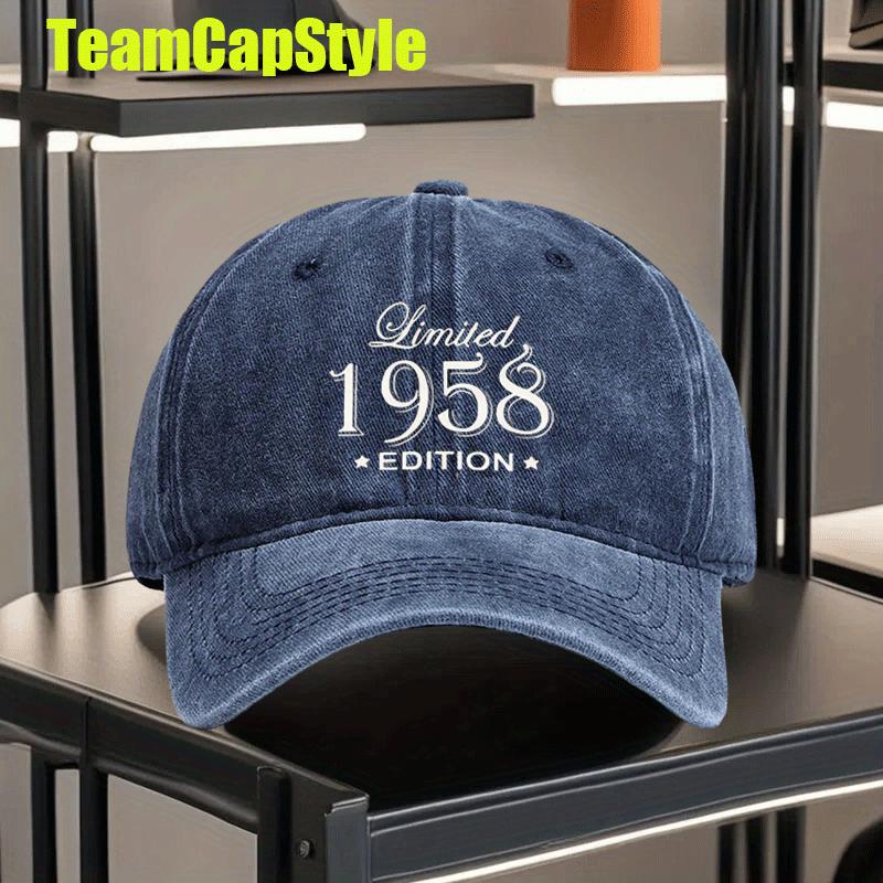 or pcs (Gift) Vintage Washed Baseball Cap with Retro Lettering Adjustable Unisex Batfor Wear Lightweight Wa