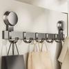 Reusable Suction Cup Door Hook Strong Load-bearing Bedroom Organizer Hook  Dormitory