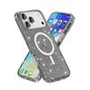For iPhone 17 Pro Max Case Compatible with MagSafe Glitter Powder PC+TPU Phone Cover