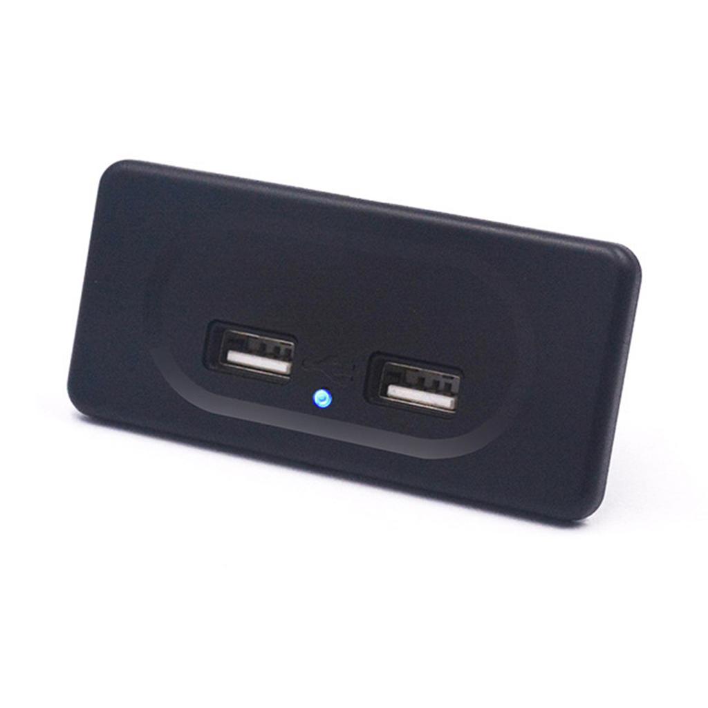 12 В автомобильная розетка с двумя USB-зарядными устройствами для установки в автомобиль автодома каравана автомобильные аксессуары