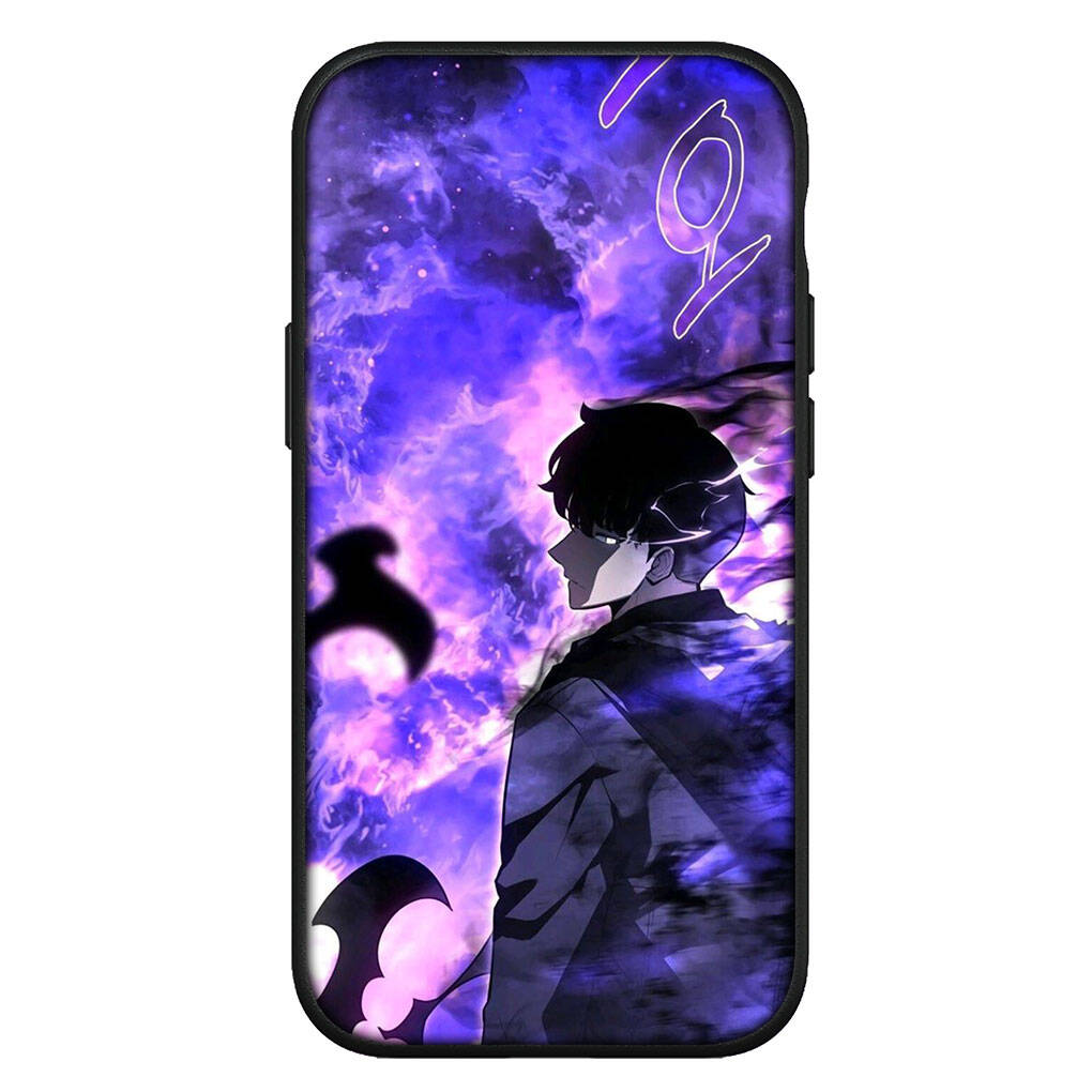 for Motorola Moto Edge 70 60 50 G54 G86 Samsung Galaxy S25 iPhone 17 16 15 Redmi Note 14 13 Pro Max Phone Case Cartoon Sung Jinwoo Solo Leveling Arise
