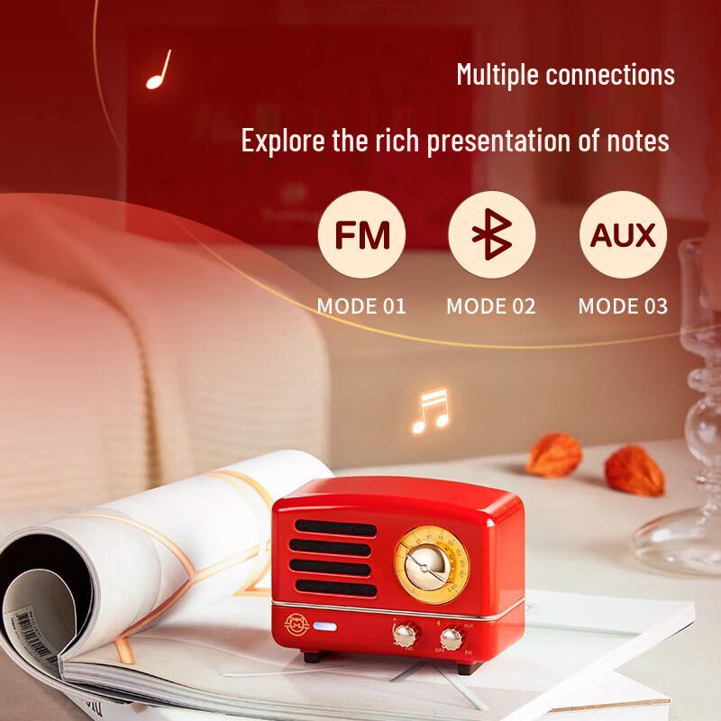 Радио Элвиса MW-2A Bluetooth-колонка и набор микрофонов Штепсель CN (адаптер в комплекте) (Китайская версия)
