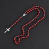 Handmade Beads Rosary Beads Pendant Chain Vintage Style Religious Pendants  Christian Jewelry