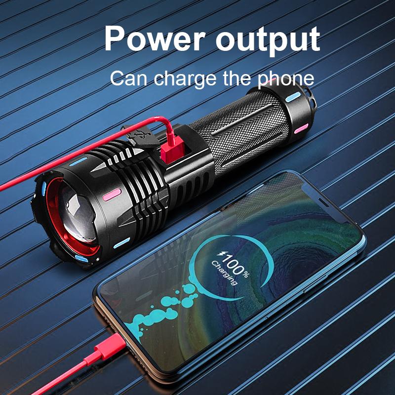 Новый супер яркий 800 Вт белый лазерный фонарик перезаряжаемый 5000 м фонарь водонепроницаемый уличный рабочий фонарь для кемпинга