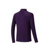 Anta Stand Collar Casual Fashion Versatile Solid Color Sports Long Sleeve Knit Top Women Tops 162540406-3