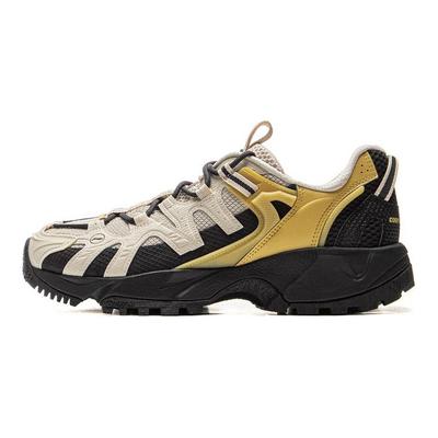 Li Ning CF Outdoor Удобные Модные Тренд Нескользящие Износостойкие Низкие Походные Ботинки Унисекс Походные ботинки Овсянка-Черный AGLU073-6
