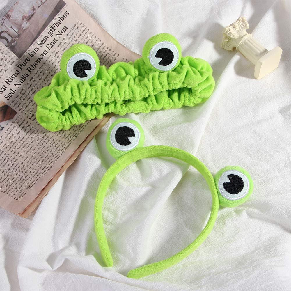For Women Funny Frog Wide-brimmed Hair Accessories Headband Headwear Hair Hoop Elastic