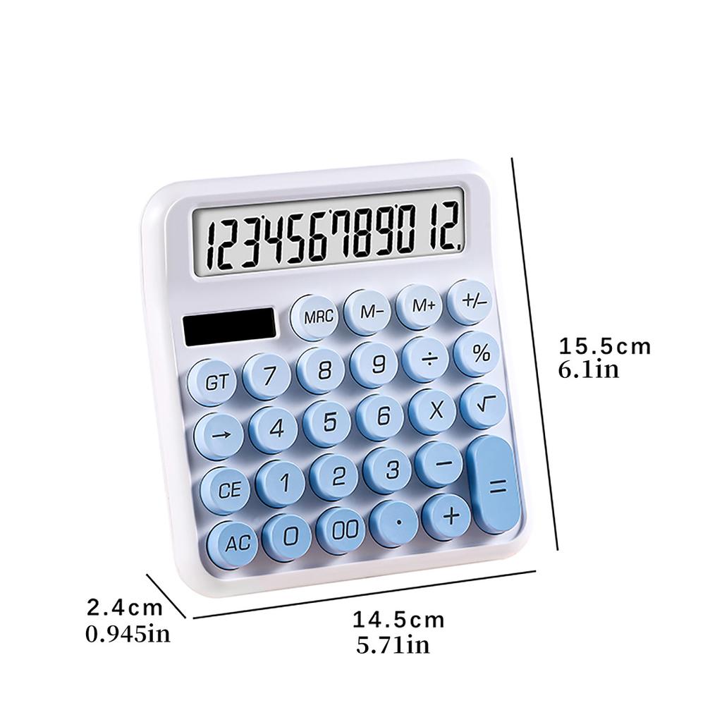 Financial Accounting Tools 12 Digit Dual Power Large Keypad Calculator High Color Goddess Model Back To School Teaching Supplies