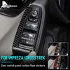 Настоящая мягкая наклейка из углеродного волокна для Subaru Crosstrek 2018-2025 Impreza 2017-2019 2020 2025 2025 2025 Кнопка переключателя окна двери