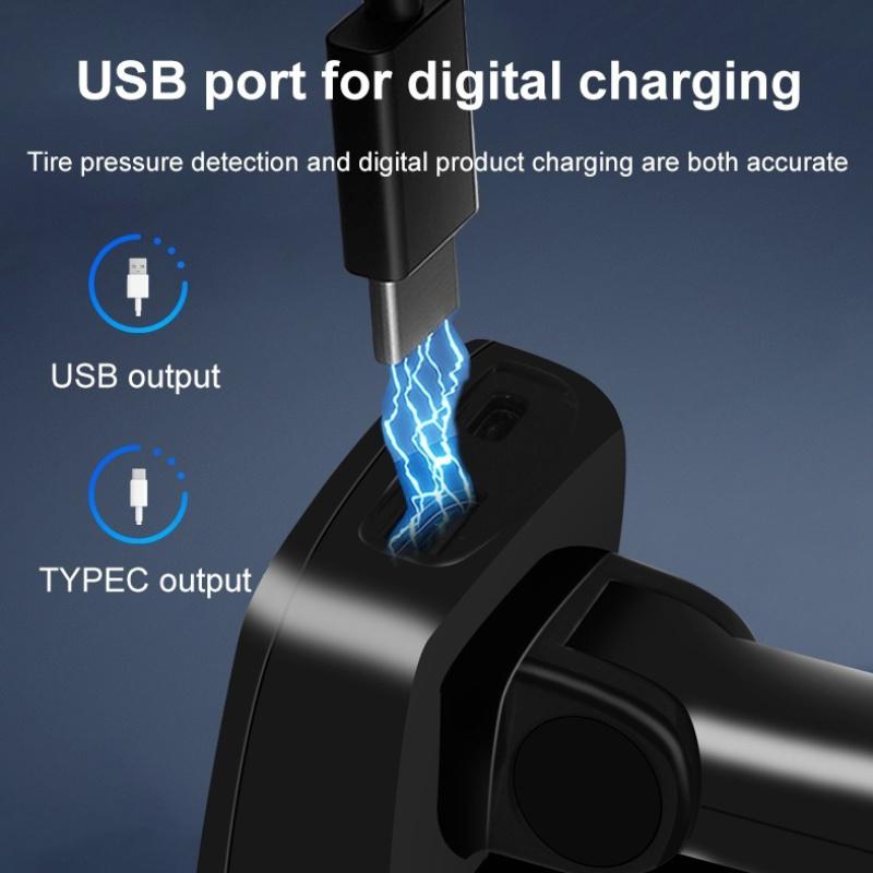 Автомобильная система мониторинга давления в шинах TPMS от прикуривателя, сигнализация, манометр давления воздуха в шинах, предупреждение о температуре, с 4 датчиками