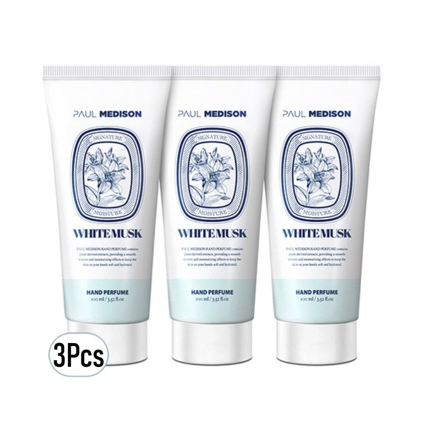 Paul Medison Крем для рук с ароматом белого мускуса 100 мл*3 шт./6 шт.