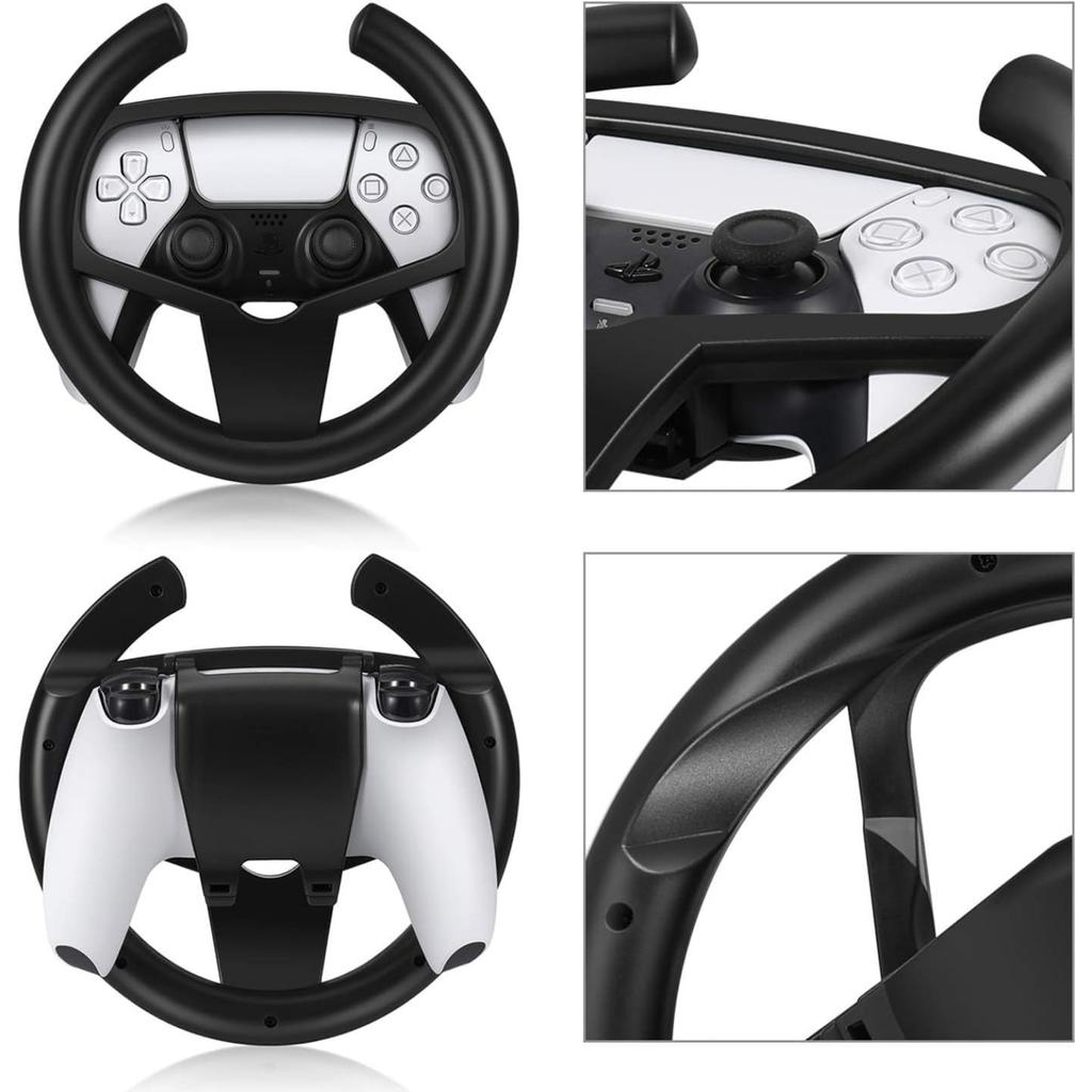 Держатель для рулевого колеса для гоночных игр PS5, подставка-клипса для геймпада, джойстика, контроллера, аксессуары для Sony PlayStation 5, видеоигры для вождения автомобиля