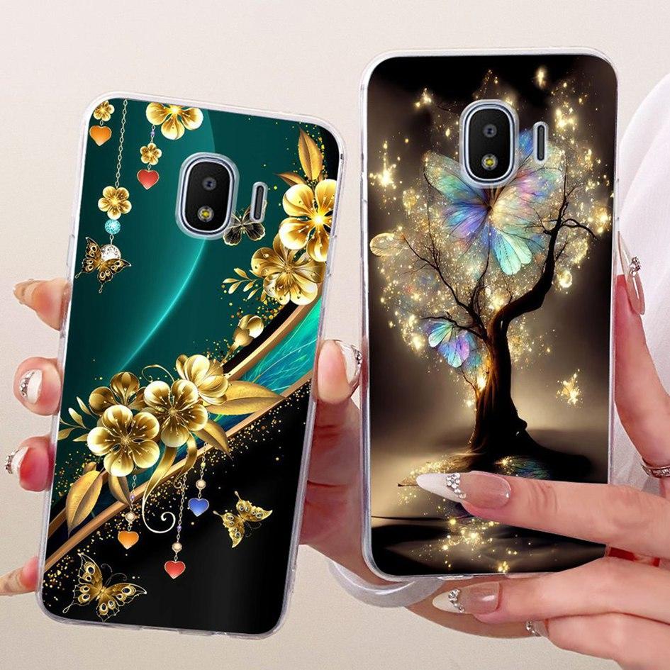 For Samsung Galaxy J2 Core Case SM-J260F Fashion Butterfly Soft Slim Silicone Cover For Samsung J2 Pro 2018 Grand Prime Pro Capa