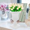White Roman Plant Flower Pot Retro Succulent Plant Flower Container Porch Planter  Wedding Road