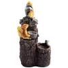 Solar Powered Squirrel Garden Ornament Animal Outdoor Patio Decor Squirrel Duck Flowing Water Solar Ornament Home Garden Decor