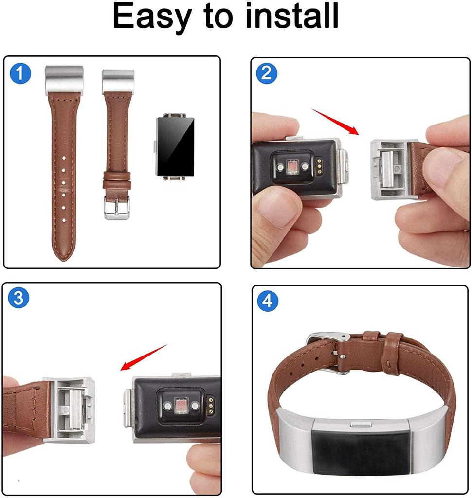 Leather Strap For Fitbit Charge 4 Band Replacement Wristband Charge4 SmartWatch Wrist Bracelet Watchband Fitbit Charge 3 Band