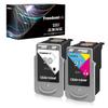Перезаправленные чернильные картриджи FreedomInk для Canon Черный из Совместимого и iP1700 Особенности уровень индивидуально BC-90 + BC-91 BC-70+BC-71 (Набор 2)