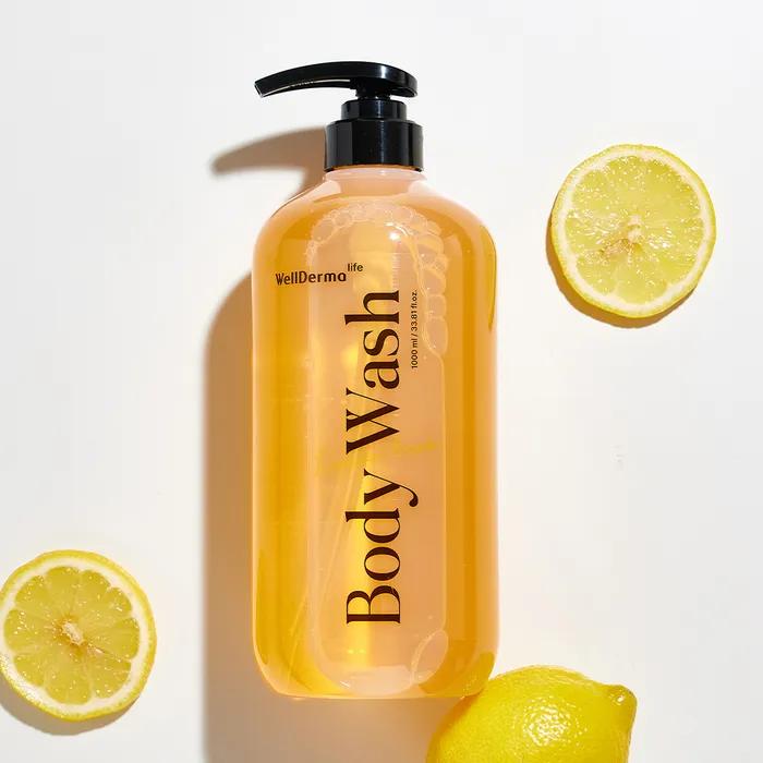 НОВЫЙ гель для душа Wellderma Life Lemon Tree 1000 мл