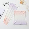 2Pcs/Set Face Guard Sun Protection Oversleeve Set, Ice Silk Cooling Fabric Arm Sleeves with Thumb Buckle Cuffs, Outdoor Cycling Driving Beach Summer