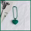 Colorful Heart Keychain Silicone Heart Keyring Candy Color Heart Pendant Y2K Korean Kawaii Dopamine Sweet Key Accessory
