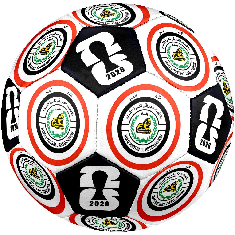 1pc Iraq Football Emblem Size 5 Soccer Ball Professional Match Training Football Indoor &Outdoor Sports Ball Club Training Ball Lightweight Durable y3