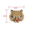 Half Face Lion Half Face Mask Party Supplies Animal Mask Masquerade Cosplay Lion Mask  Party