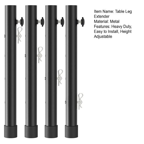 Удлинитель ножек стола с усиленными болтами. Увеличение высоты стола. Экологичные складные столы. Удлинитель прямых/изогнутых ножек. Кухонные аксессуары.
