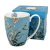 [R6664] - Porcelain Mug 'Vincent Van Gogh' (almond Blossom) - 10x8cm (380ml)