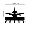1шт. Вешалка для ключей "Самолет №1" - 6 дюймов в ширину, металлическое настенное искусство для любителей авиации